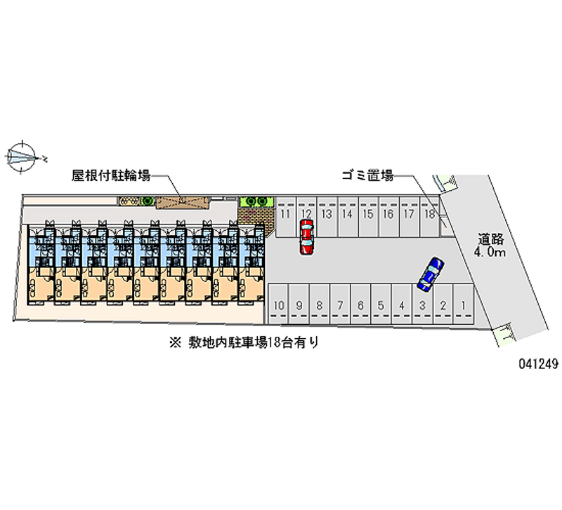 レオネクストＥ　ＨＯＵＳＥ 月極駐車場