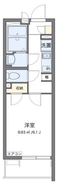 クレイノタウンコート　松江 間取り図