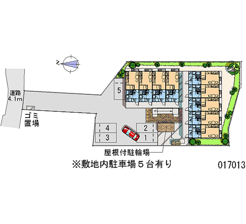 17013 Monthly parking lot