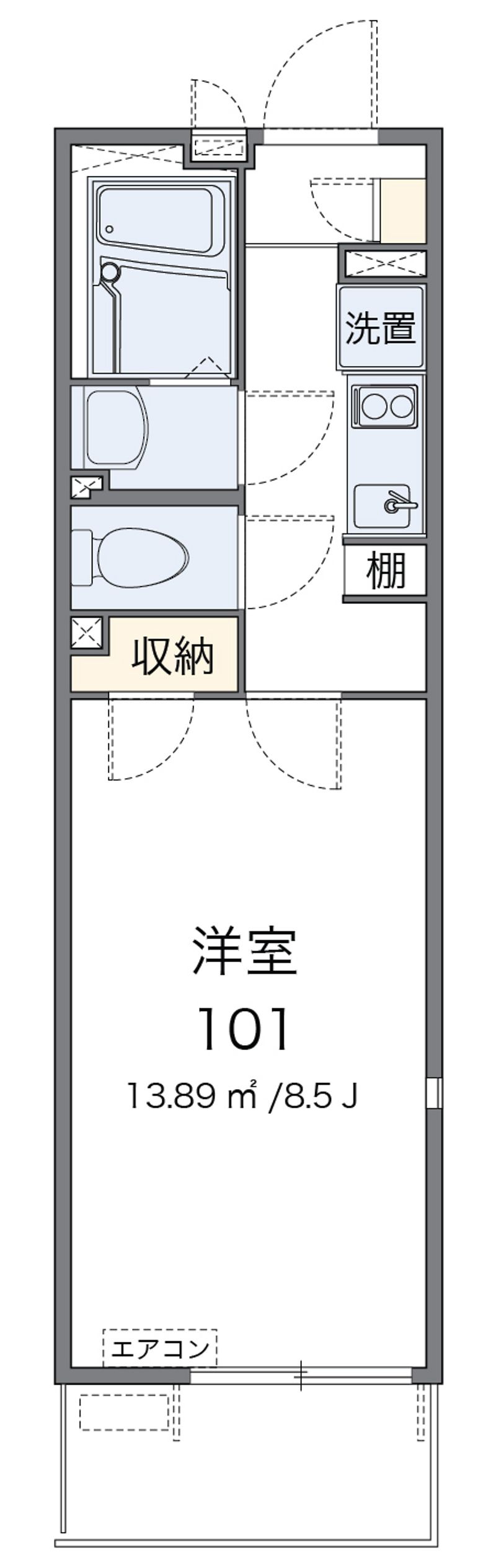 レオネクスト北鴻巣Ⅱ 間取図