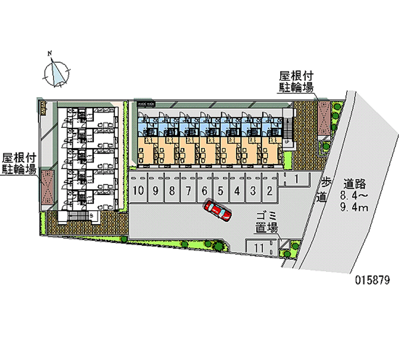 レオパレスフジＡ 月極駐車場