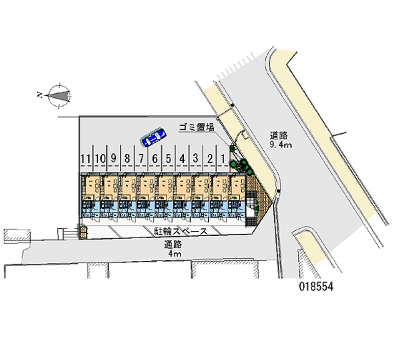 18554月租停車場