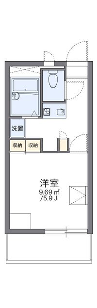 レオパレス渚 間取り図