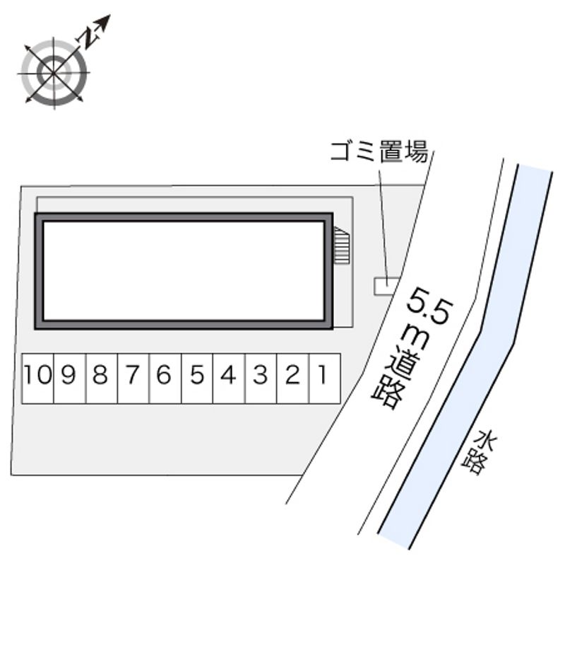 レオパレスエブリワン 配置図