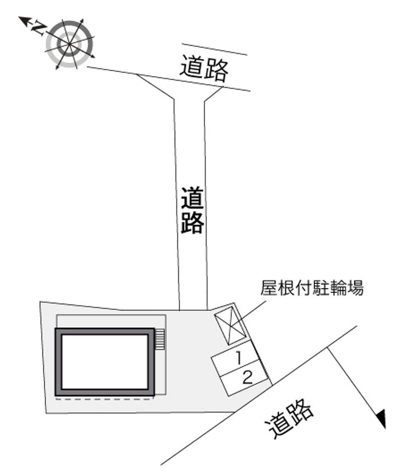 レオパレスＳＨＩＯＫＡＺＥⅠ 配置図