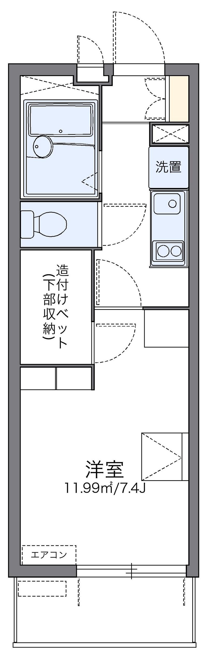 レオパレスＴＮ参番館 間取図