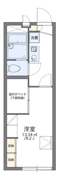 レオパレスベラ　ルーナ 間取り図