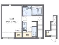 クレイノサン　トラップ　古湊 間取り図