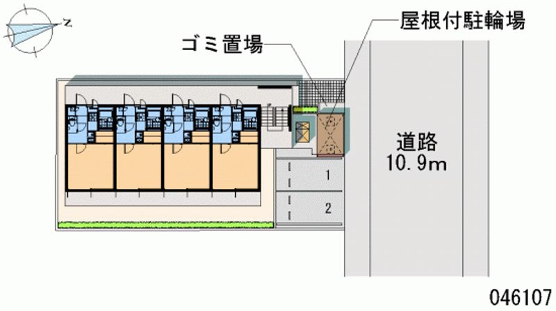 レオパレス森真 月極駐車場