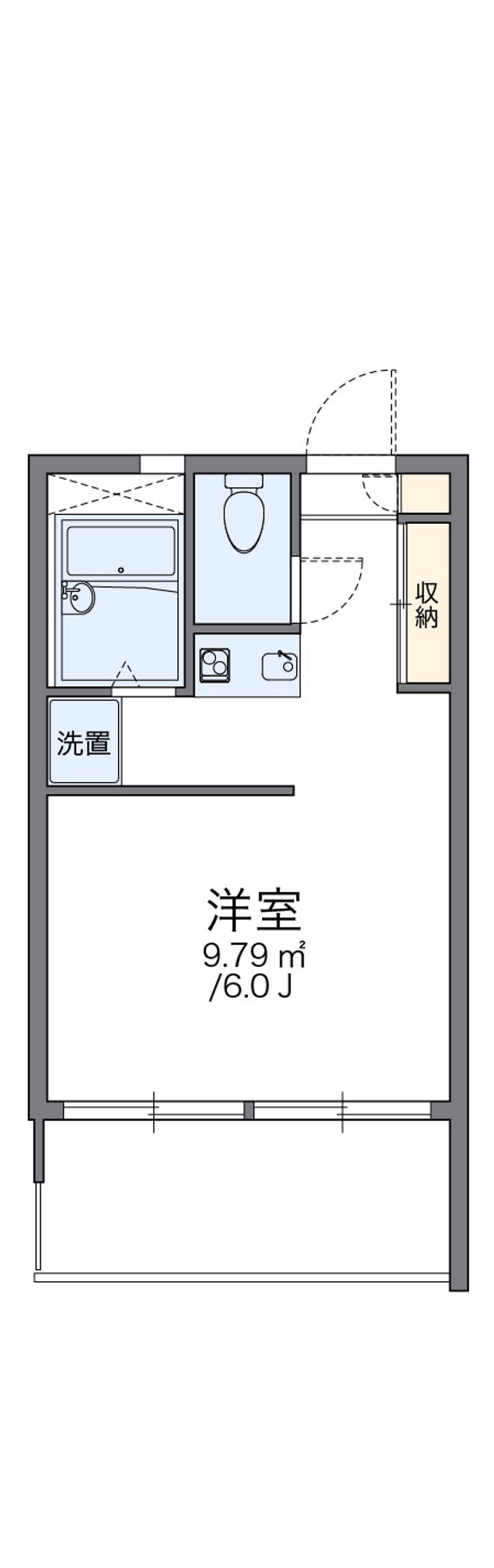 leopalace Sumiyoshi Ichibankan Floor plan