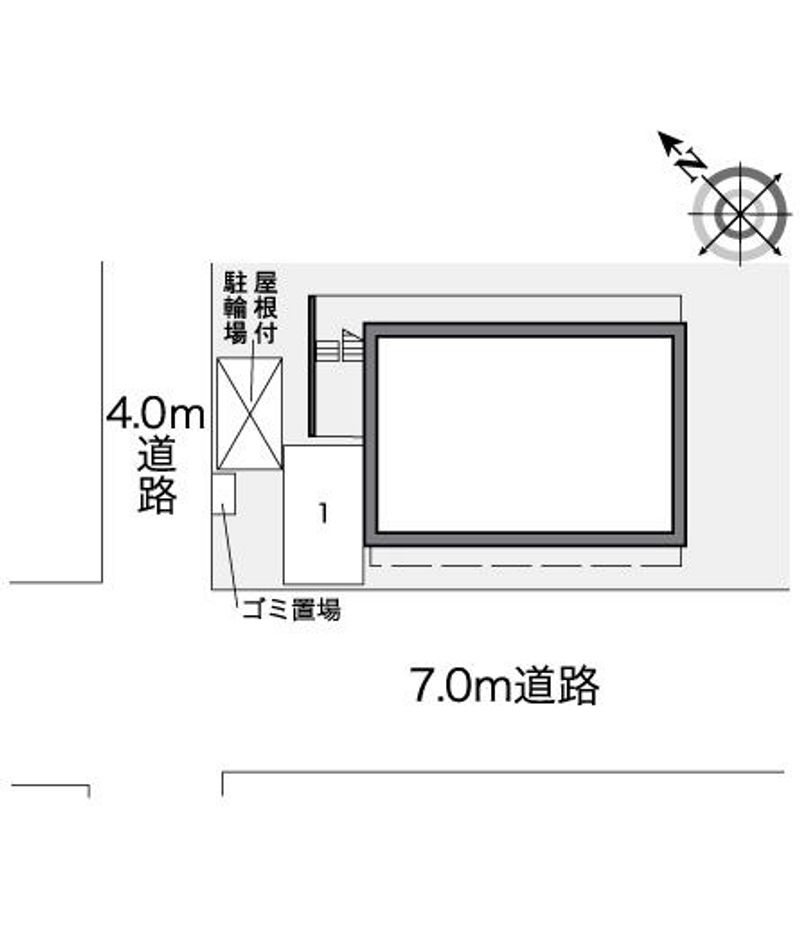 レオパレスレガーメ住吉 駐車場