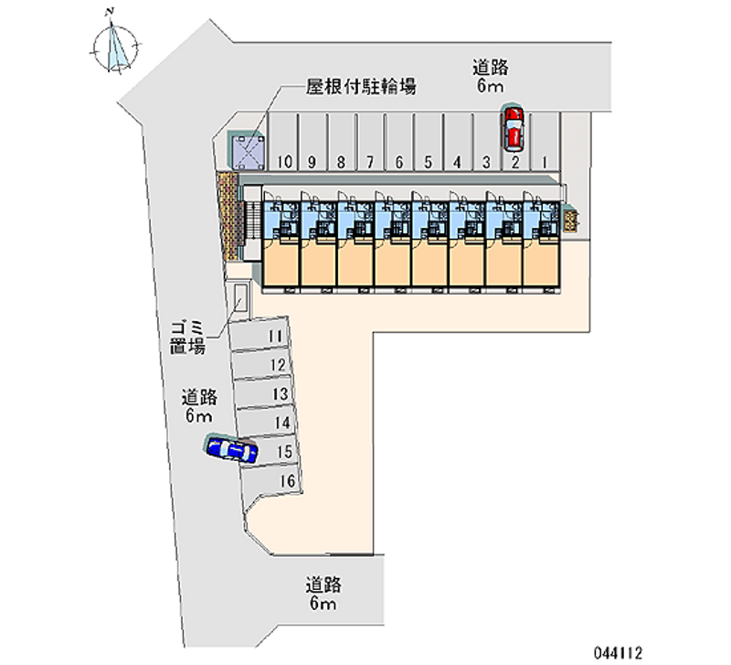 レオパレス烏森 月極駐車場