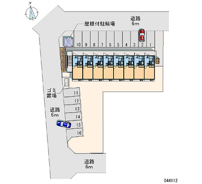 44112 Monthly parking lot