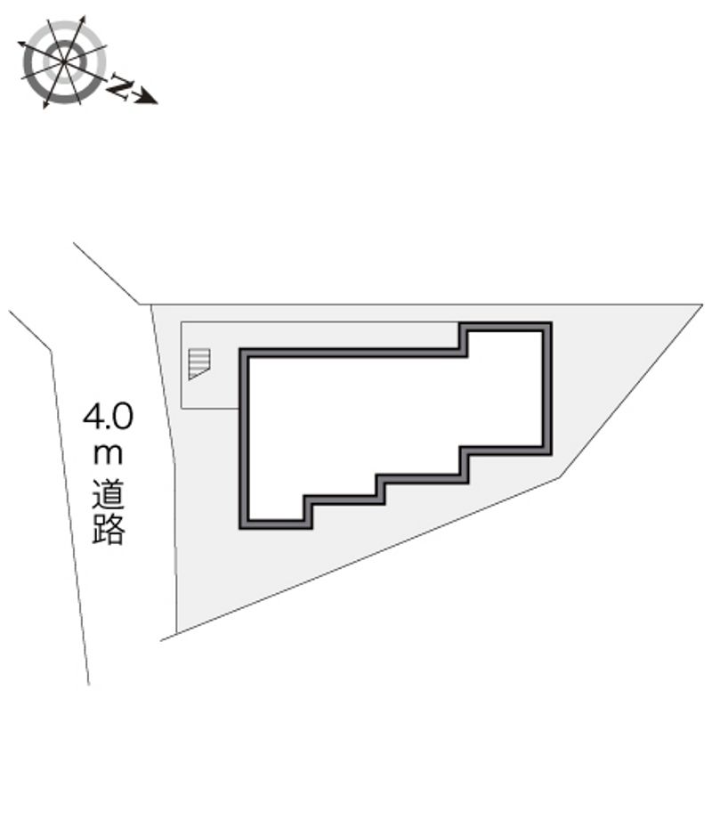 レオパレス妙蓮寺ヴィラ 配置図