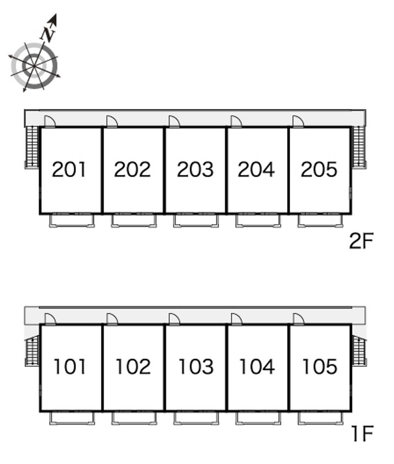 レオパレスＫＯＹＡＭＡ 間取配置図