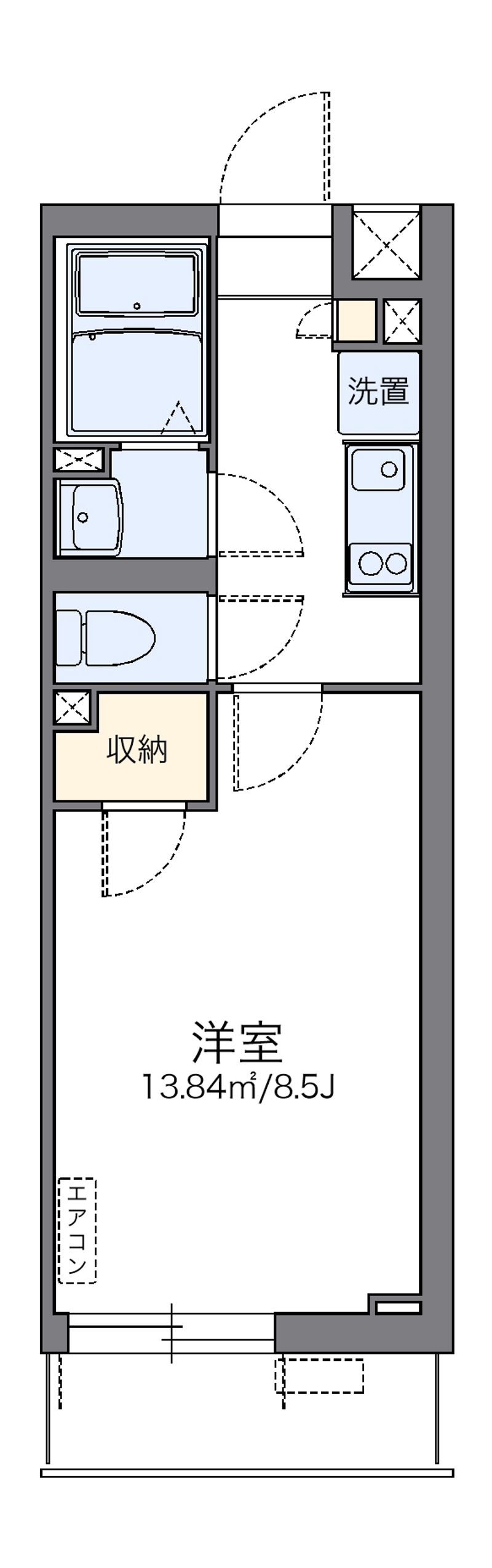 レオネクストｍｉｔｕｙｏｓｈｉ 間取図