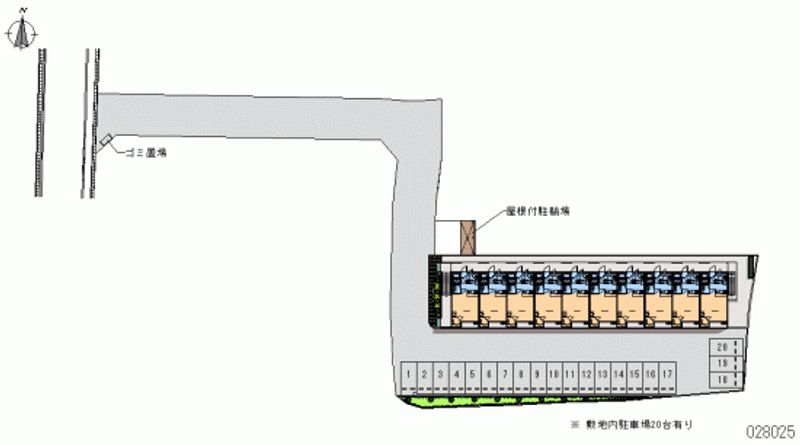 レオパレスＫＥ 月極駐車場