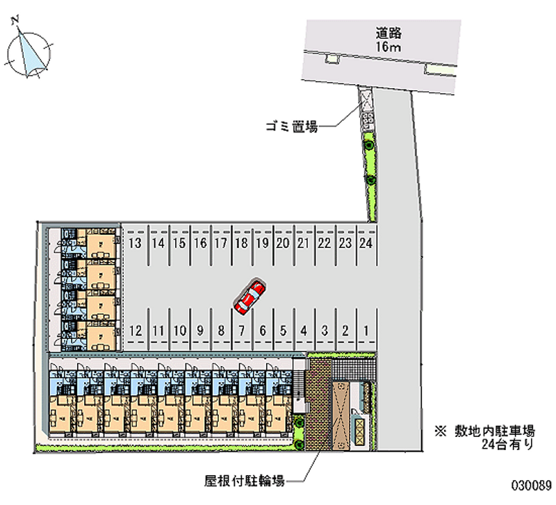 30089 Monthly parking lot