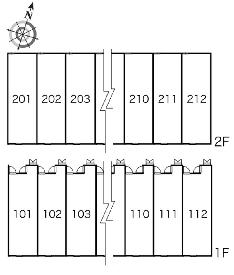 レオパレスエスペレ 間取り配置図