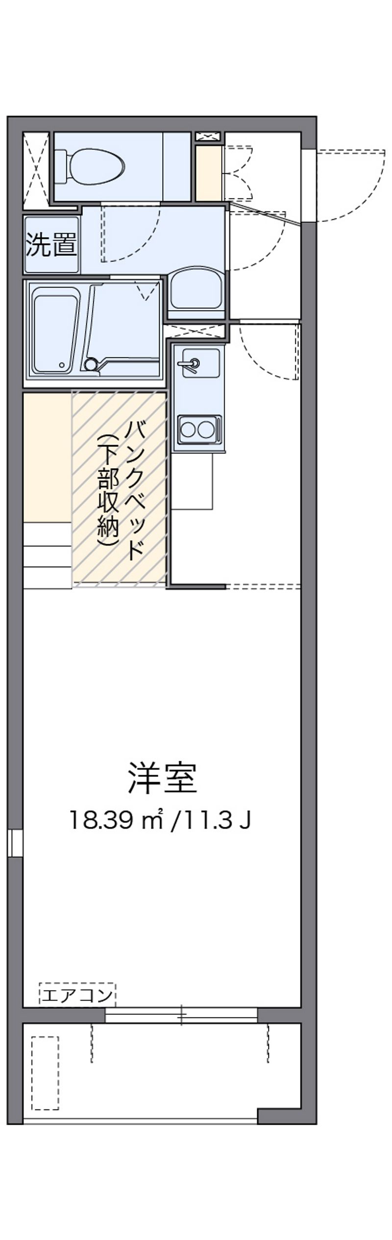 ミランダカメリア瑞江 間取図