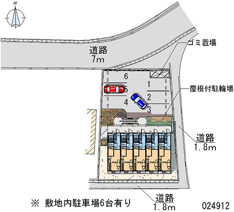 レオパレスパークサイド 月極駐車場