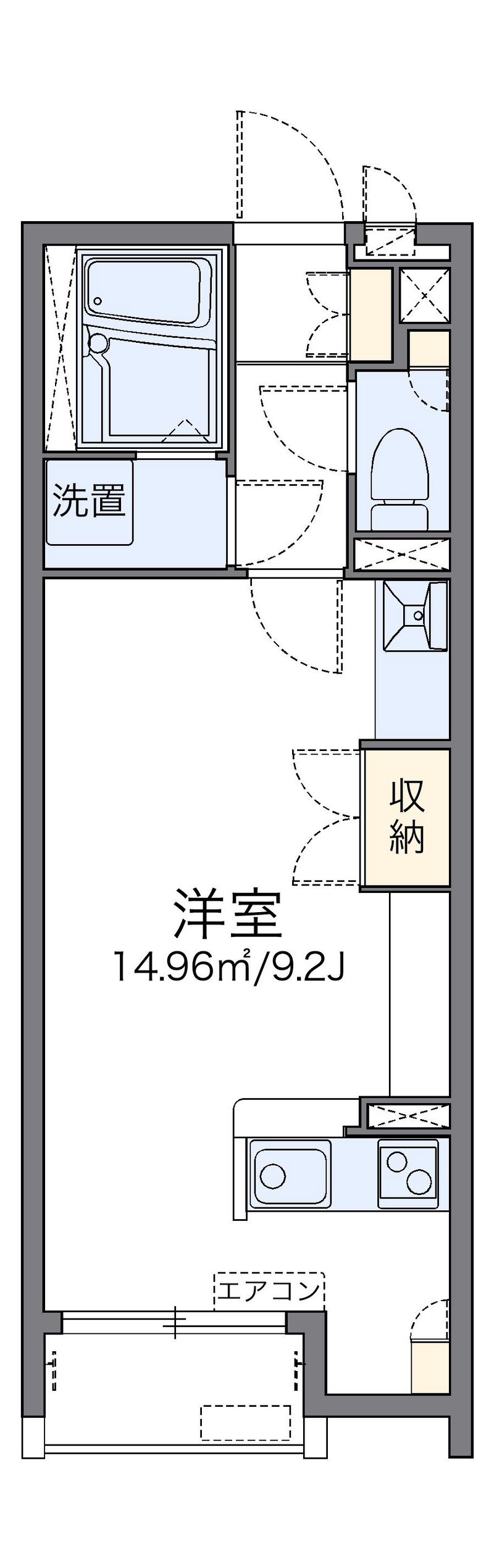 レオネクストメリッサ 間取図