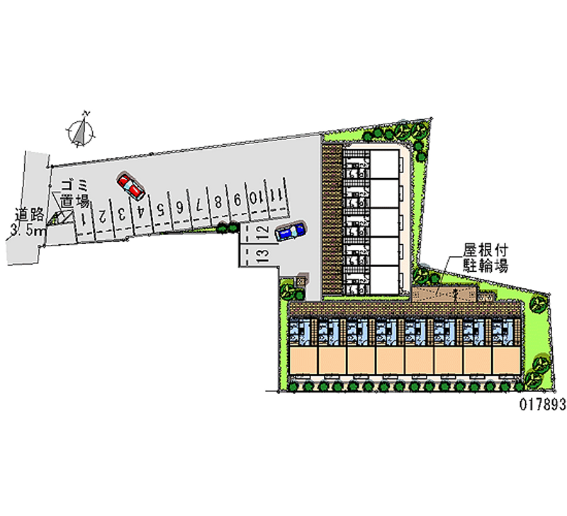 17893月租停车场