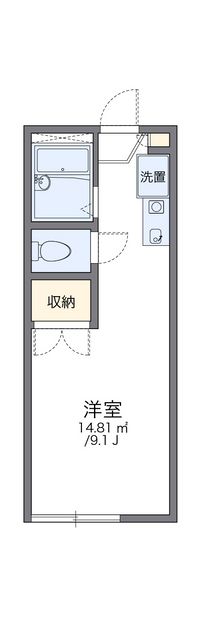 レオパレスフローラ 間取り図