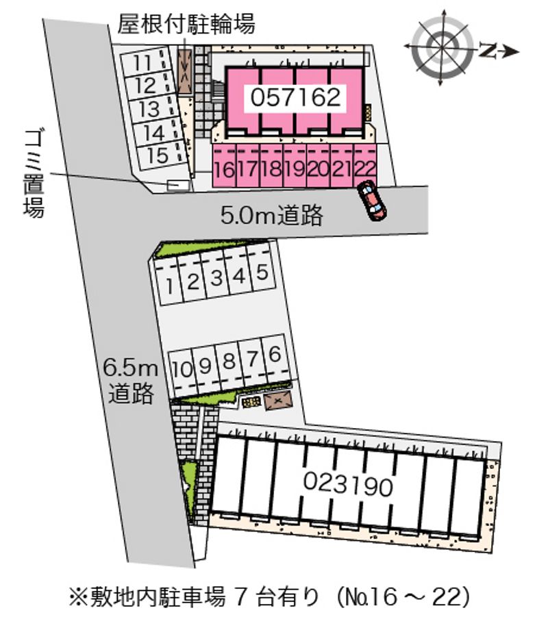 クレイノ里 配置図