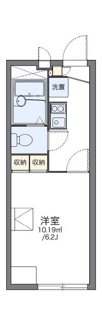 レオパレスＣＯＳＭＯ　Ｂ 間取り図