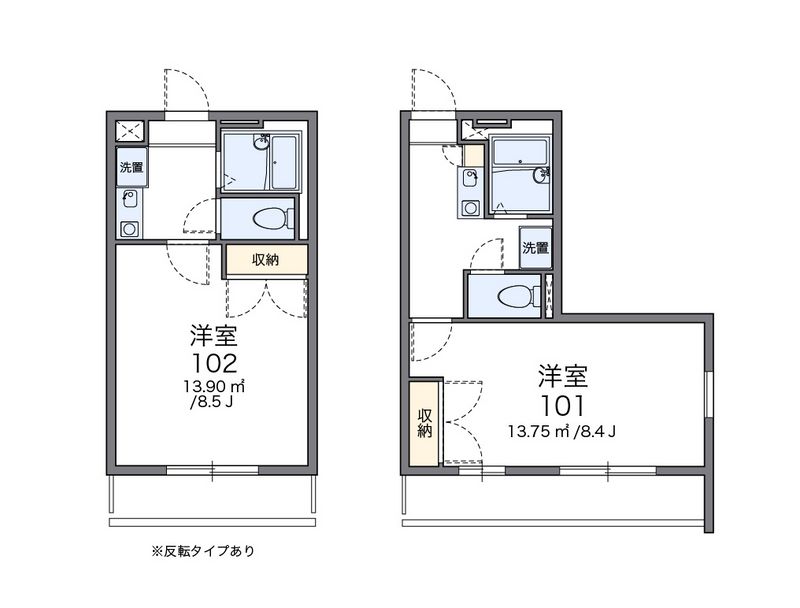 レオパレスルジュール 間取図