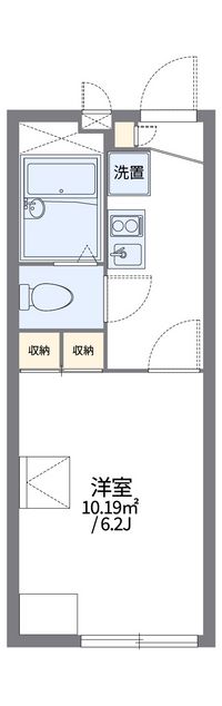 レオパレスタウンコート 間取り図