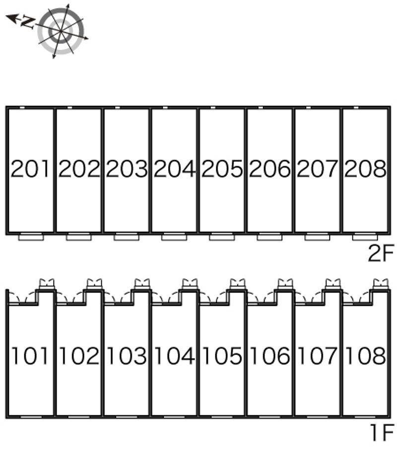 レオネクストＭｙ　やまがレッド 間取配置図