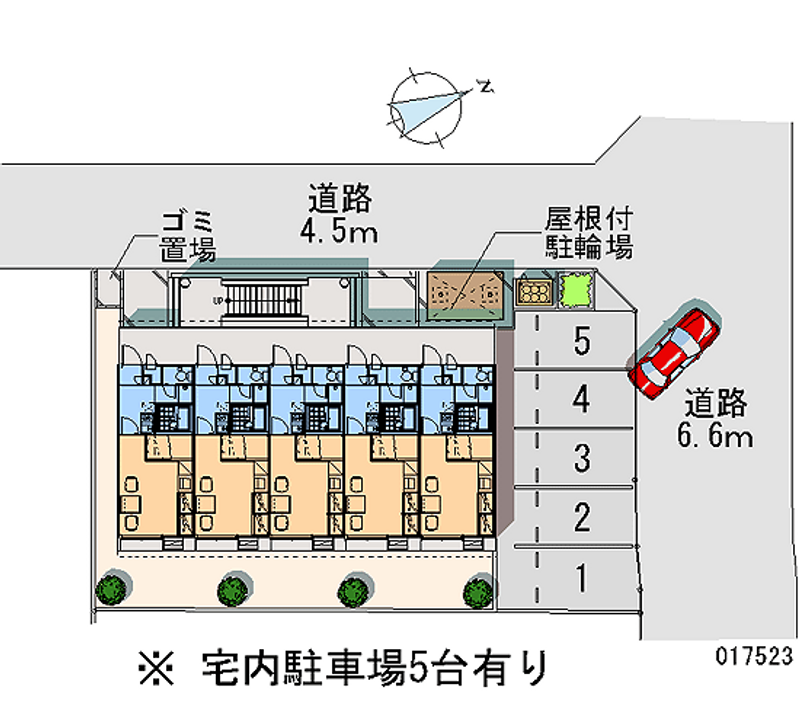 レオパレスあさひ 月極駐車場