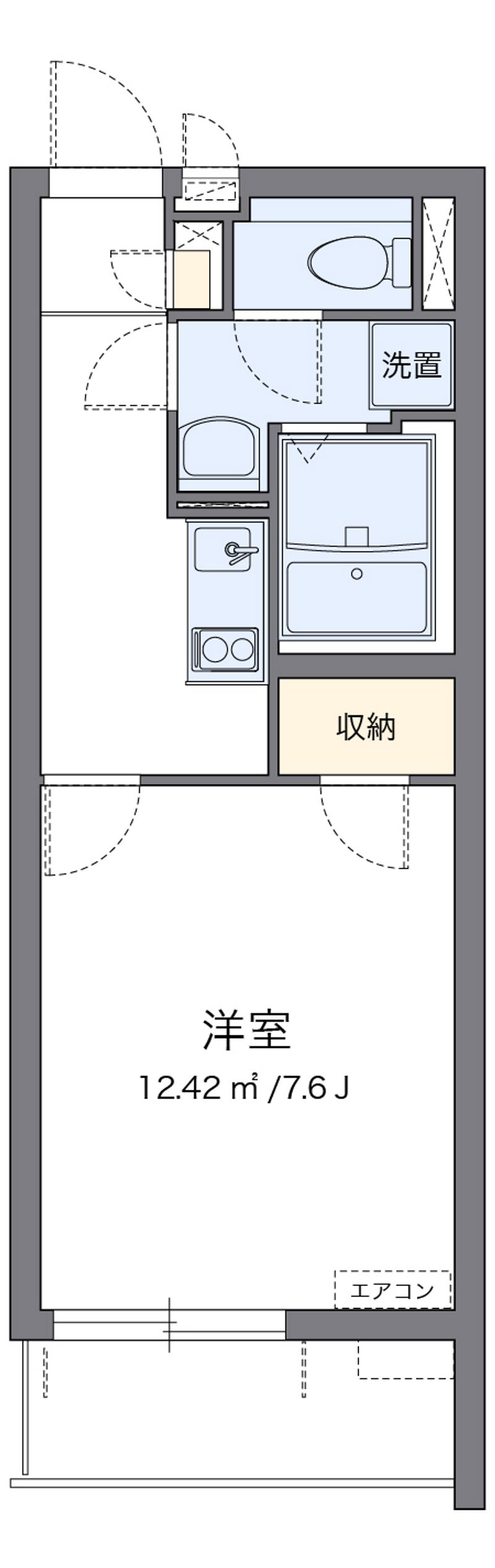 クレイノいなぎ 間取図