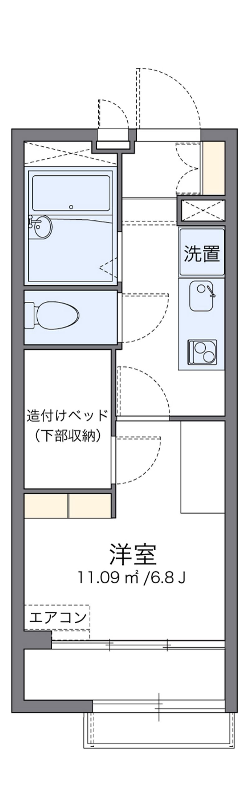 レオパレスアネックス 間取図