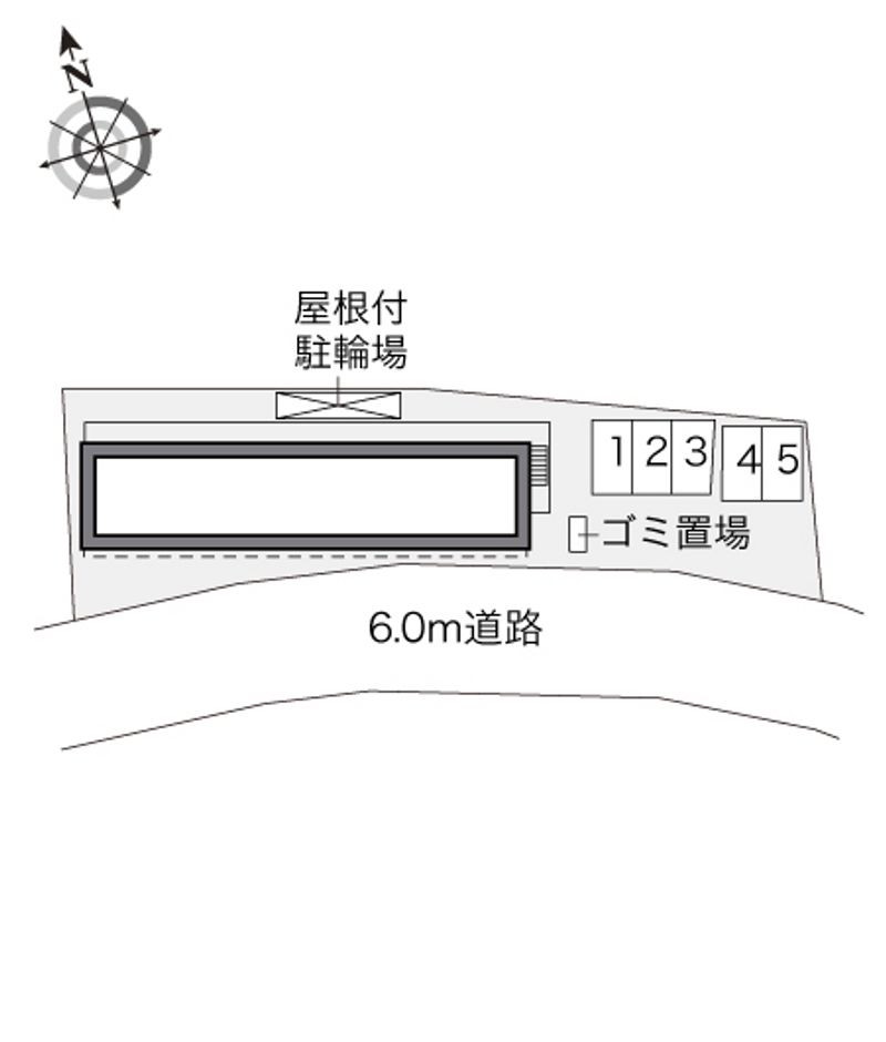 レオパレス大崎 配置図