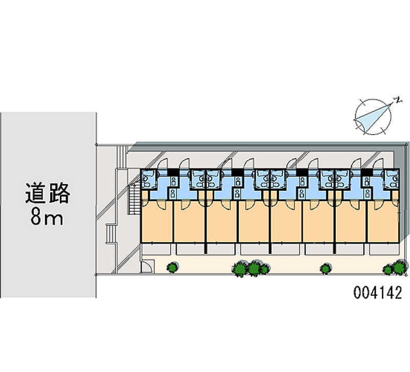 レオパレス野並 区画図