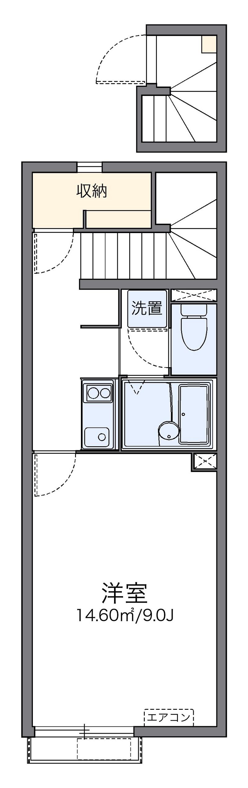 レオネクスト高縄 間取図
