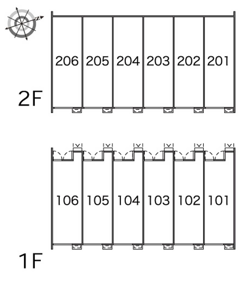 レオネクストロイヤルパル 間取配置図