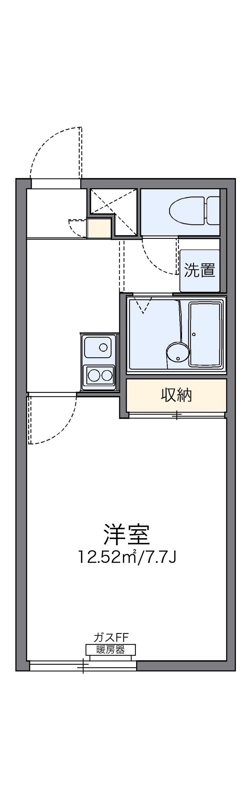 レオパレス青雲 間取図