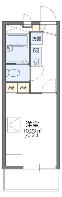 レオパレスオリザ　アウレア 間取り図