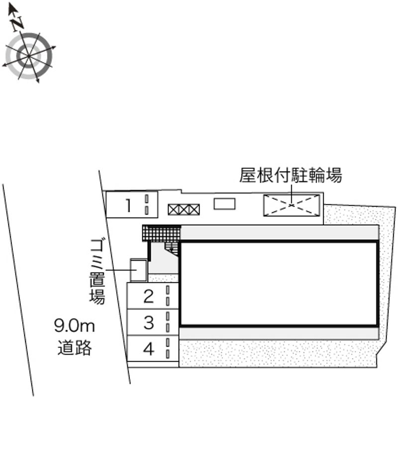 レオネクストＫＡＺＵ 配置図