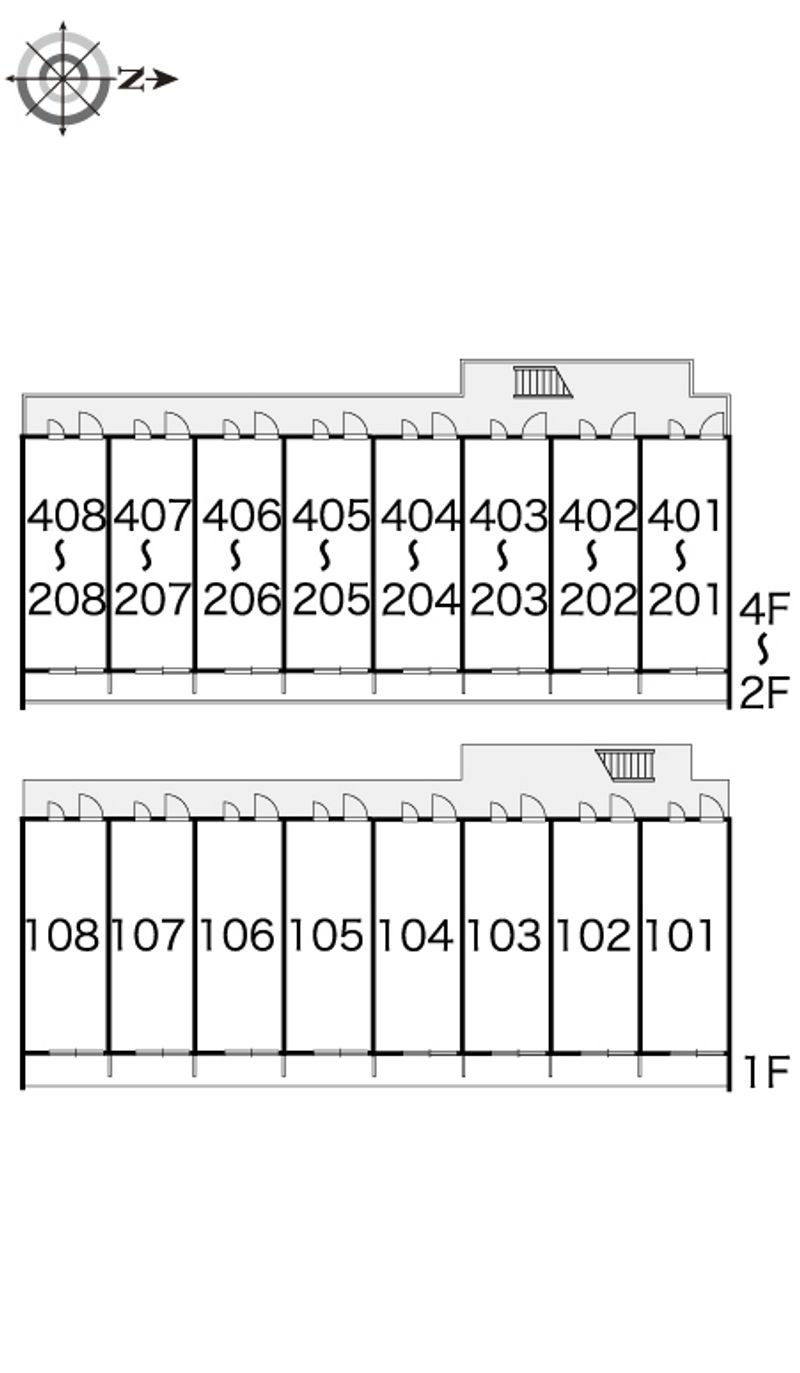レオパレスプリメロ 間取り配置図