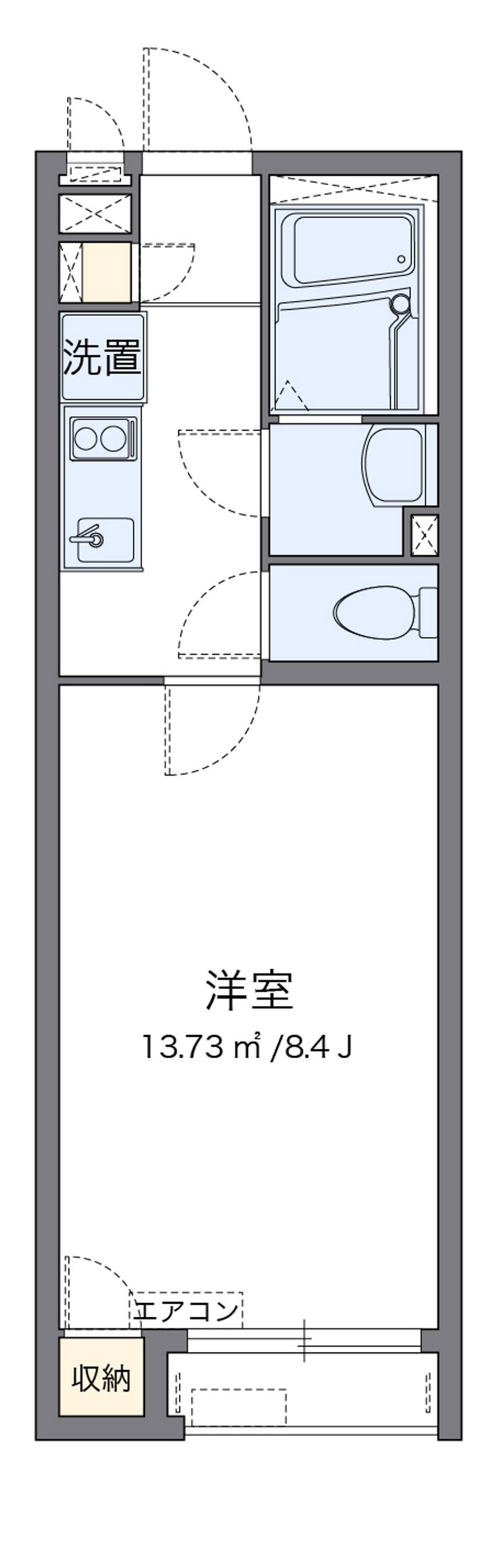 クレイノぐれいす 間取図