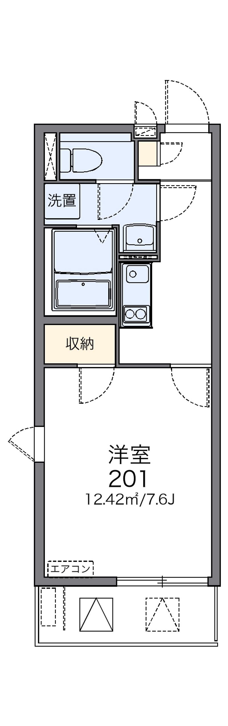 レオネクストＳＫＹ 間取図