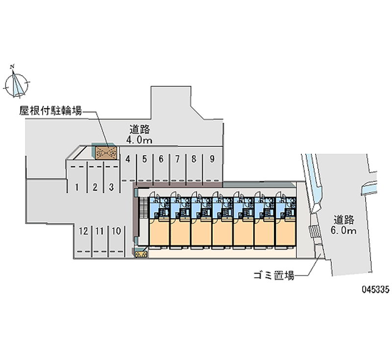 レオパレス東錦見 月極駐車場