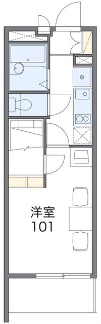 レオパレスベルツリー 間取り図