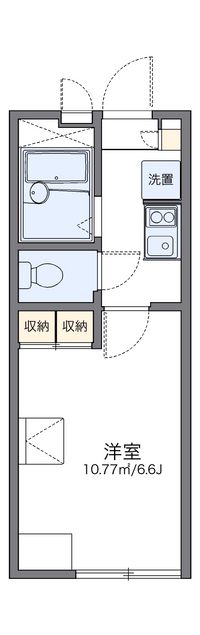 レオパレスアイリス 間取り図