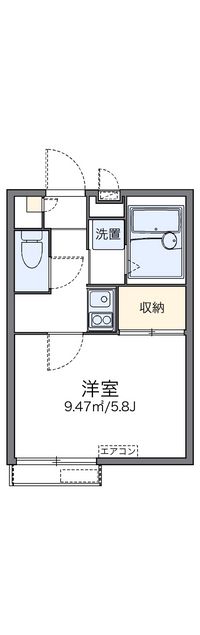 レオパレスエスタ　セルトⅡ 間取り図